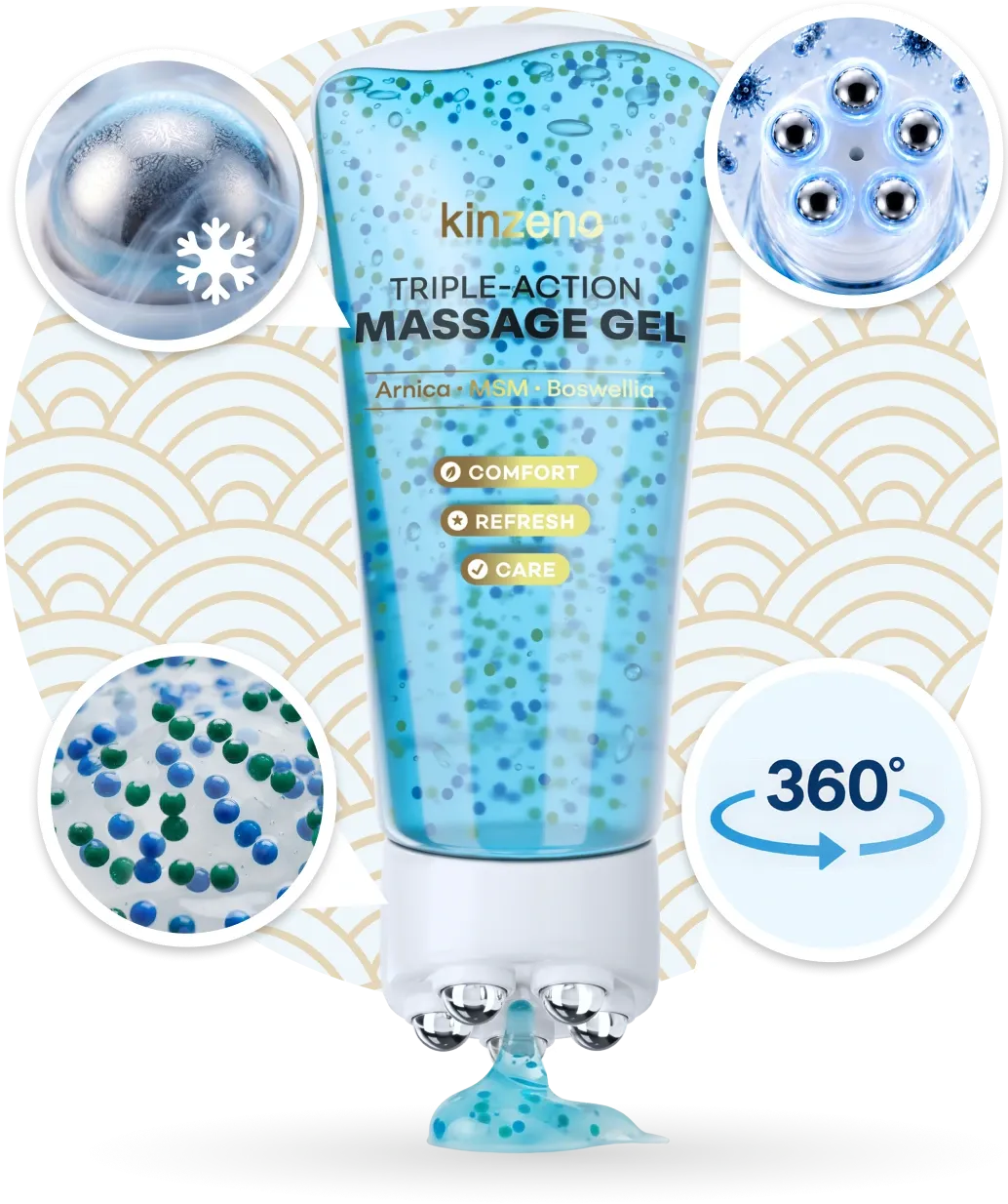 Kinzeno Roller Gel product highlights
